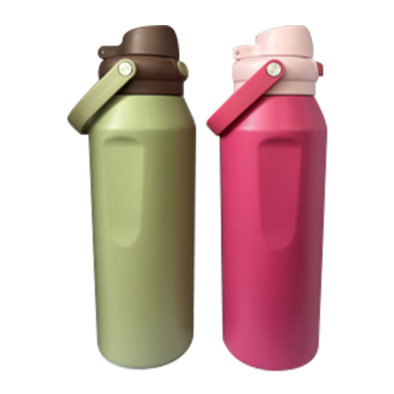 Wide-Mouth Flip Lid Sports Bottle